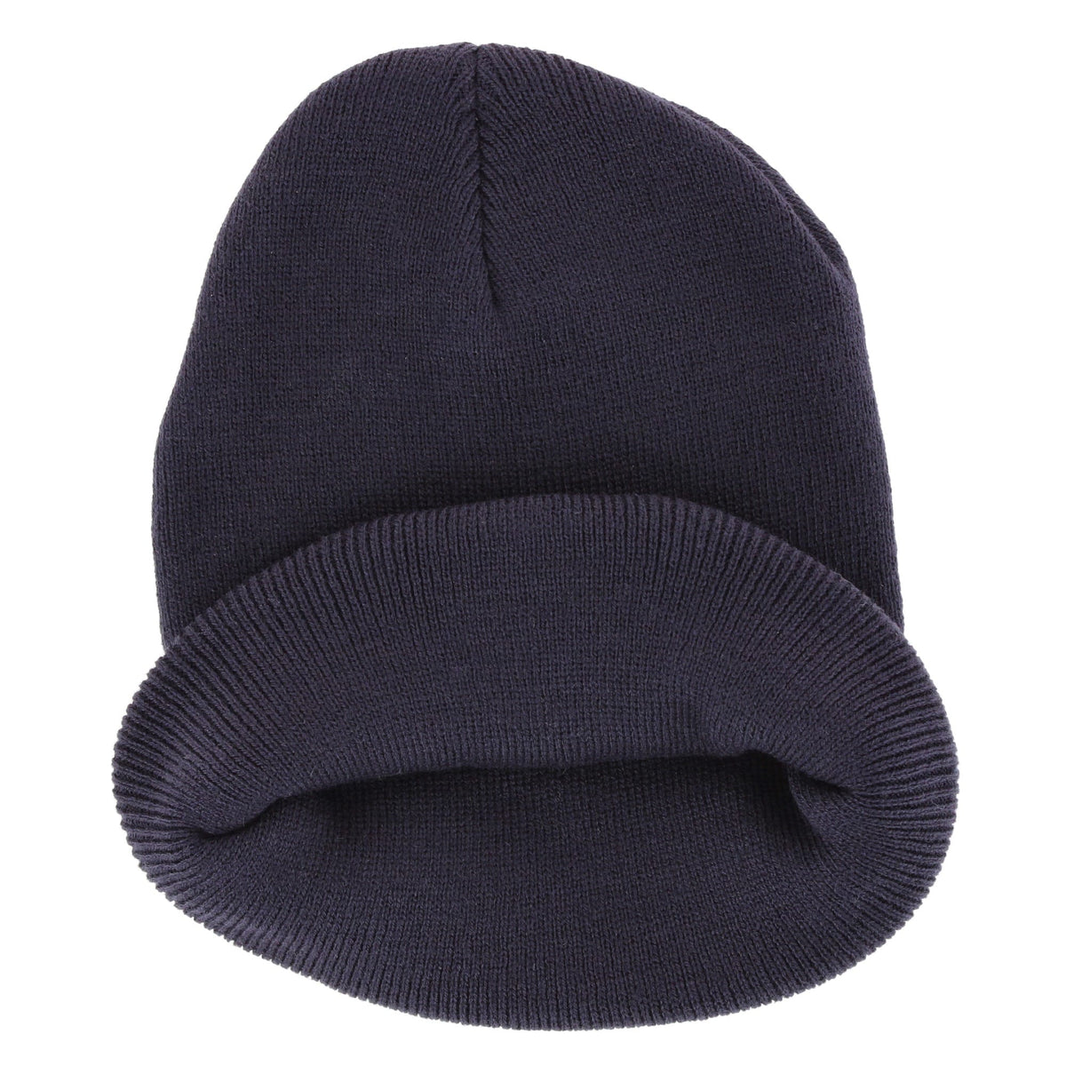 Epoch Hats Company Men's Knit Winter Beanie with American Flag Eagle Patch - Navy