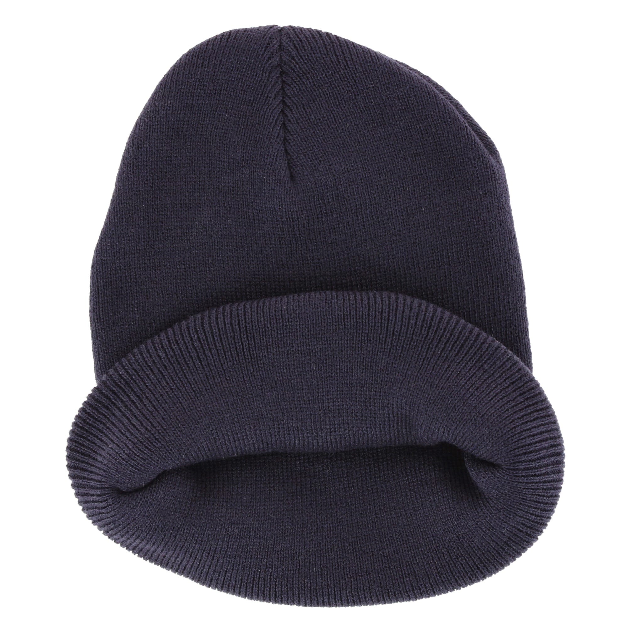 Epoch Hats Company Men's Knit Winter Beanie with American Flag Eagle Patch - Navy