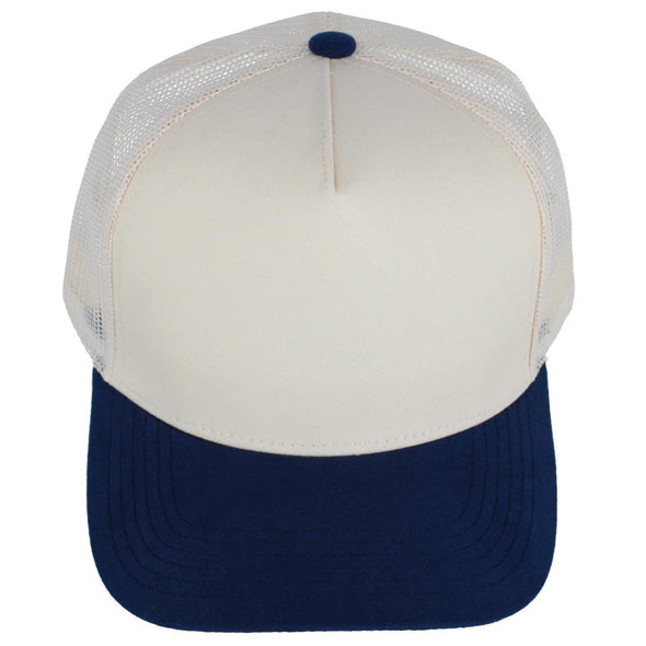Unisex Blank Two-Tone Mesh Bach Trucker Hat