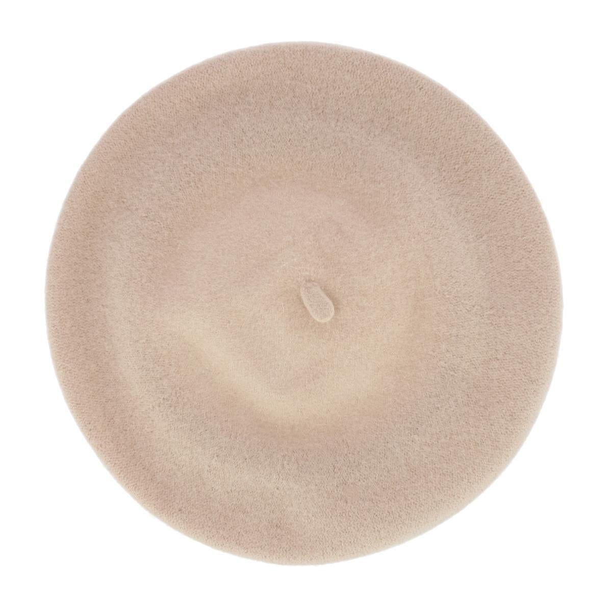 Angela & William Women's Wool Beret - Beige