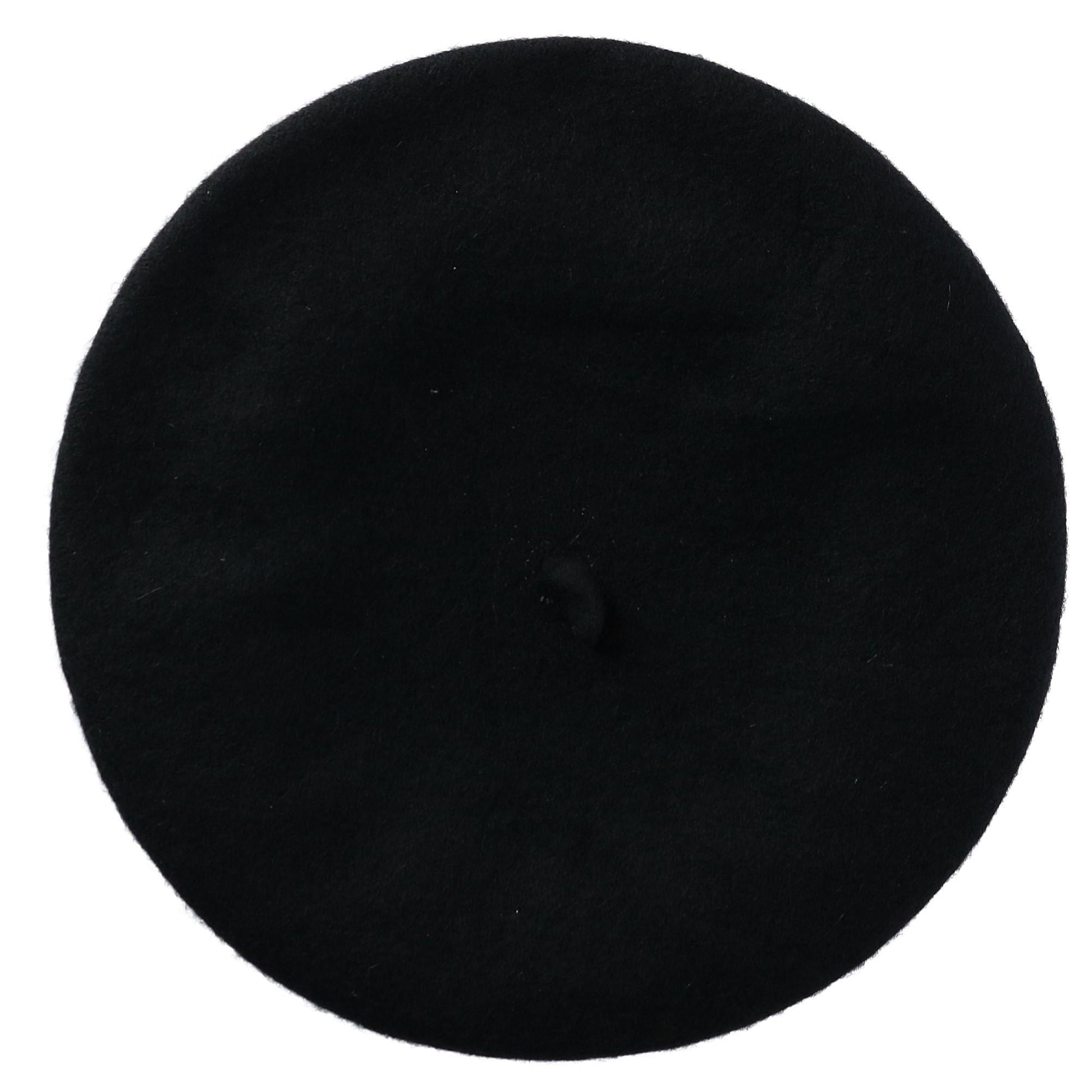 Angela & William Women's Wool Beret - Black