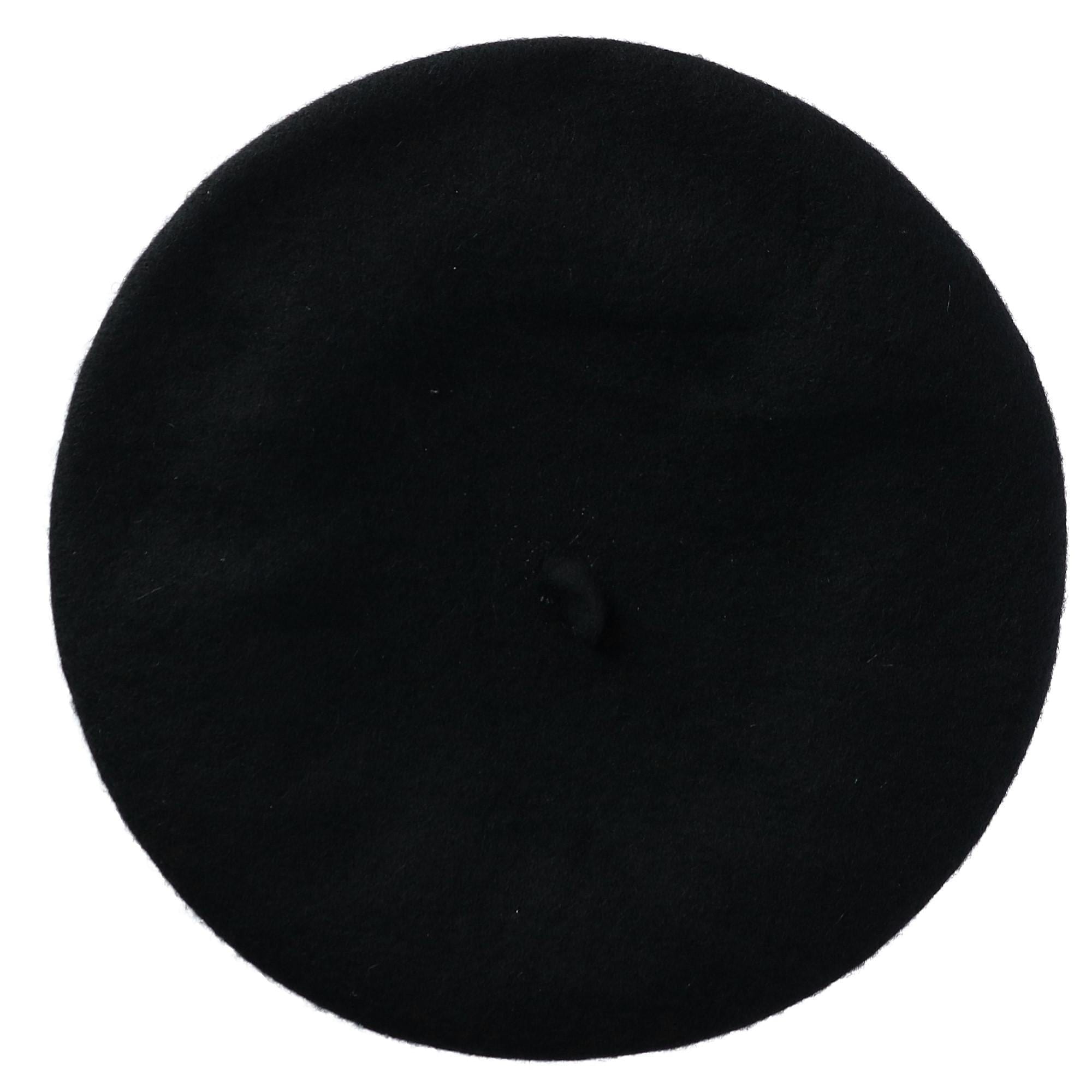Angela & William Women's Wool Beret - Black
