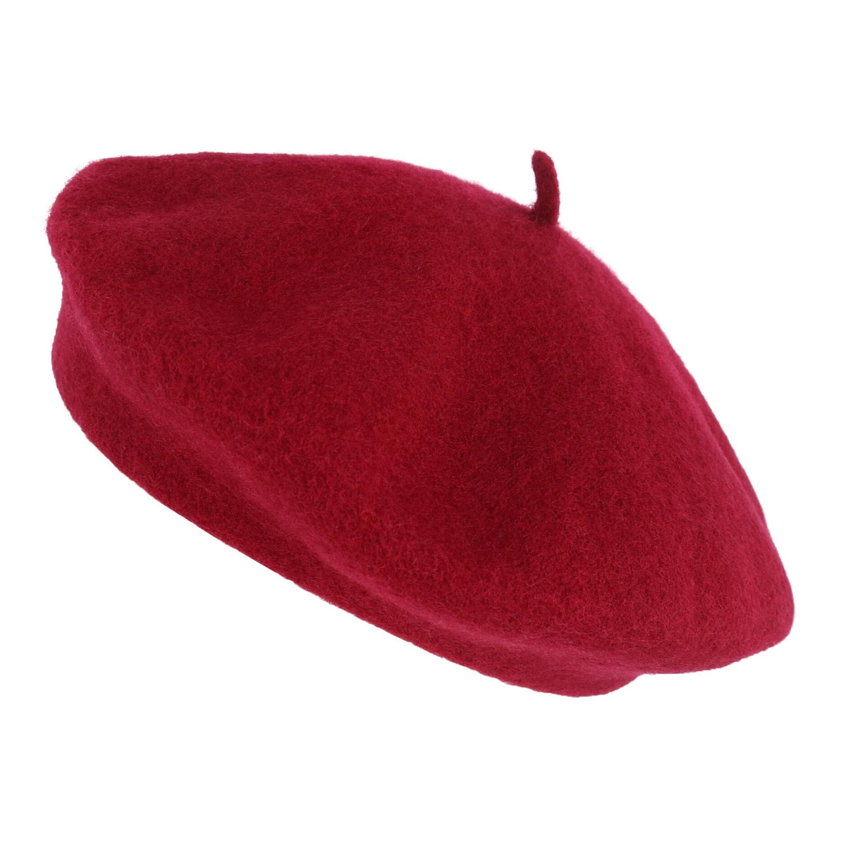 Angela & William Women's Wool Beret - Burgundy