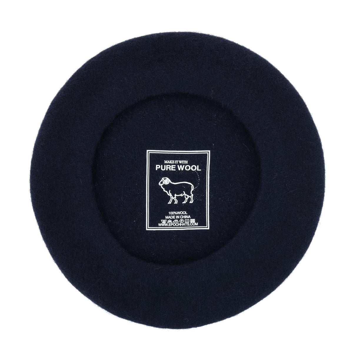 Angela & William Women's Wool Beret - Navy