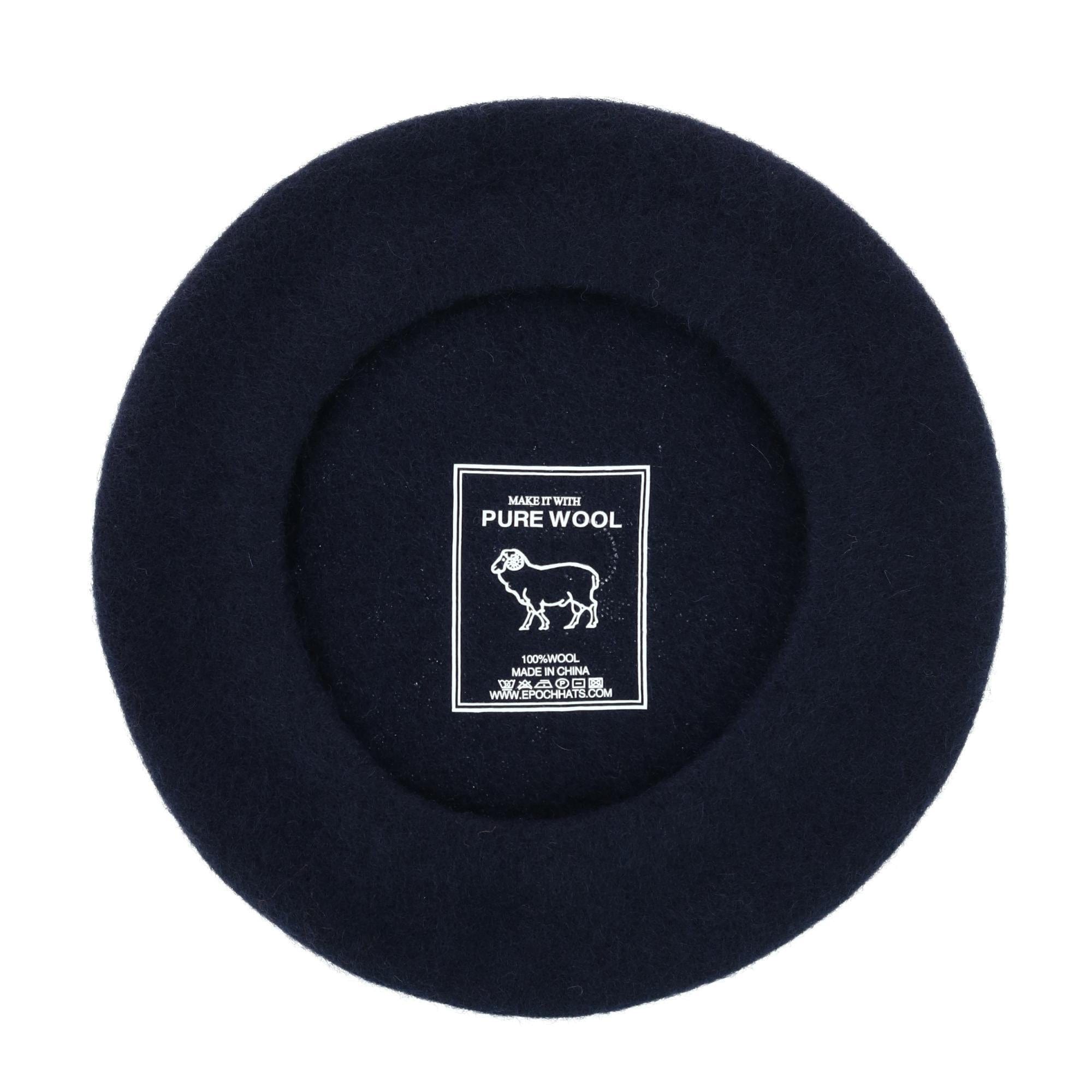Angela & William Women's Wool Beret - Navy