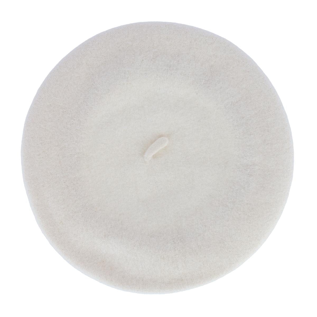 Angela & William Women's Wool Beret - Off-White