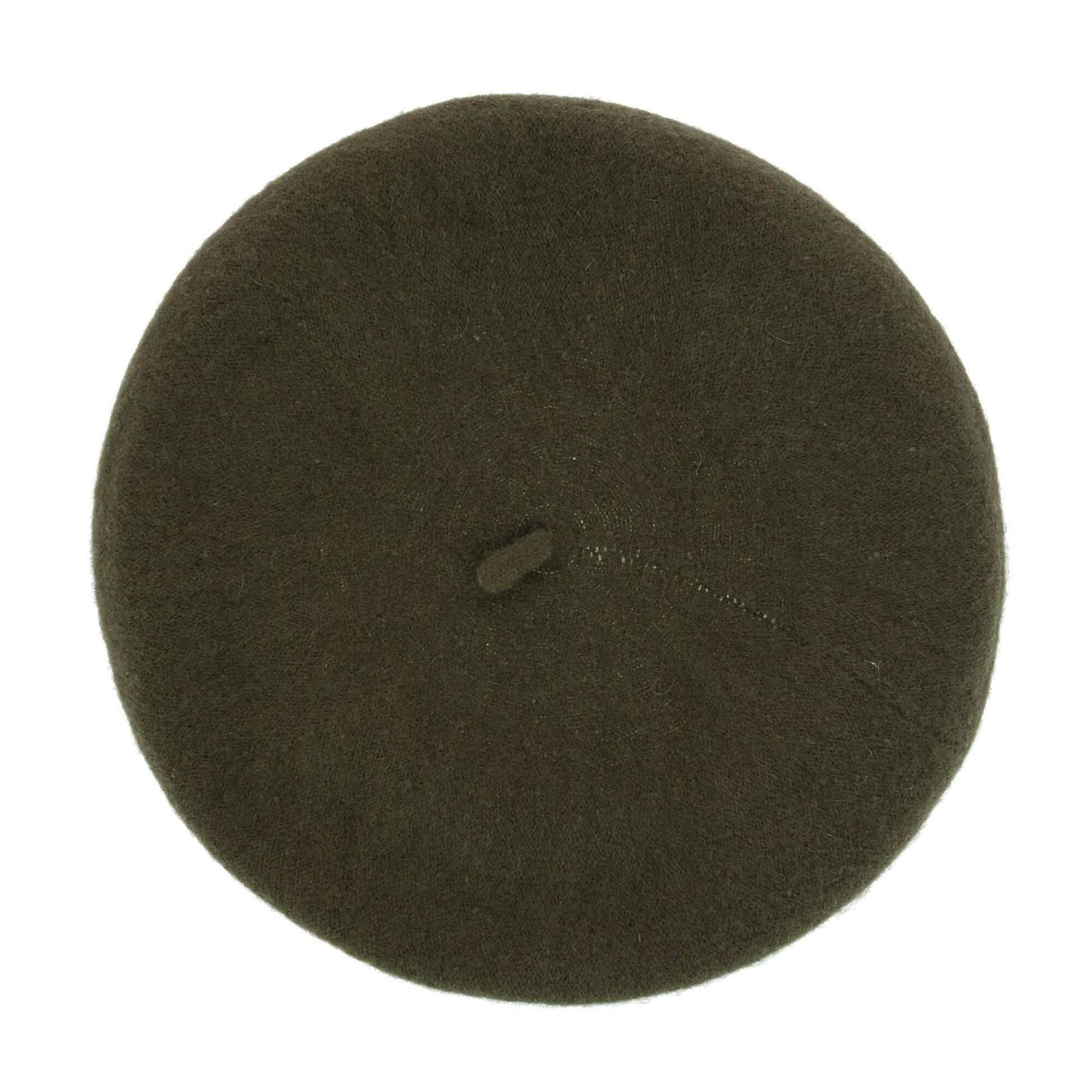 Angela & William Women's Wool Beret - Olive