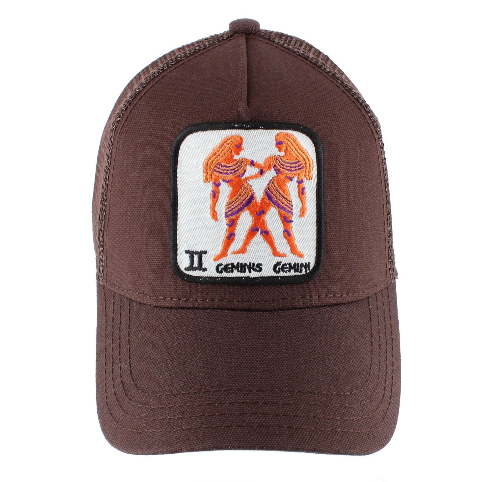 CTM® Unisex Zodiac Sign Astrology Patch Trucker Hat