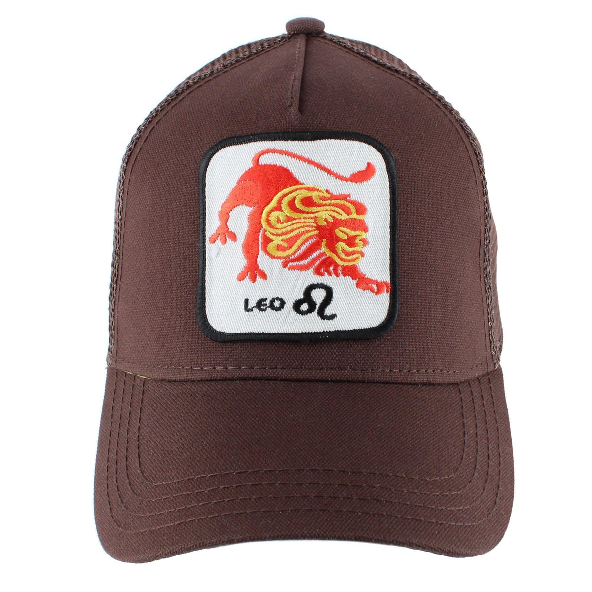 CTM® Unisex Zodiac Sign Astrology Patch Trucker Hat