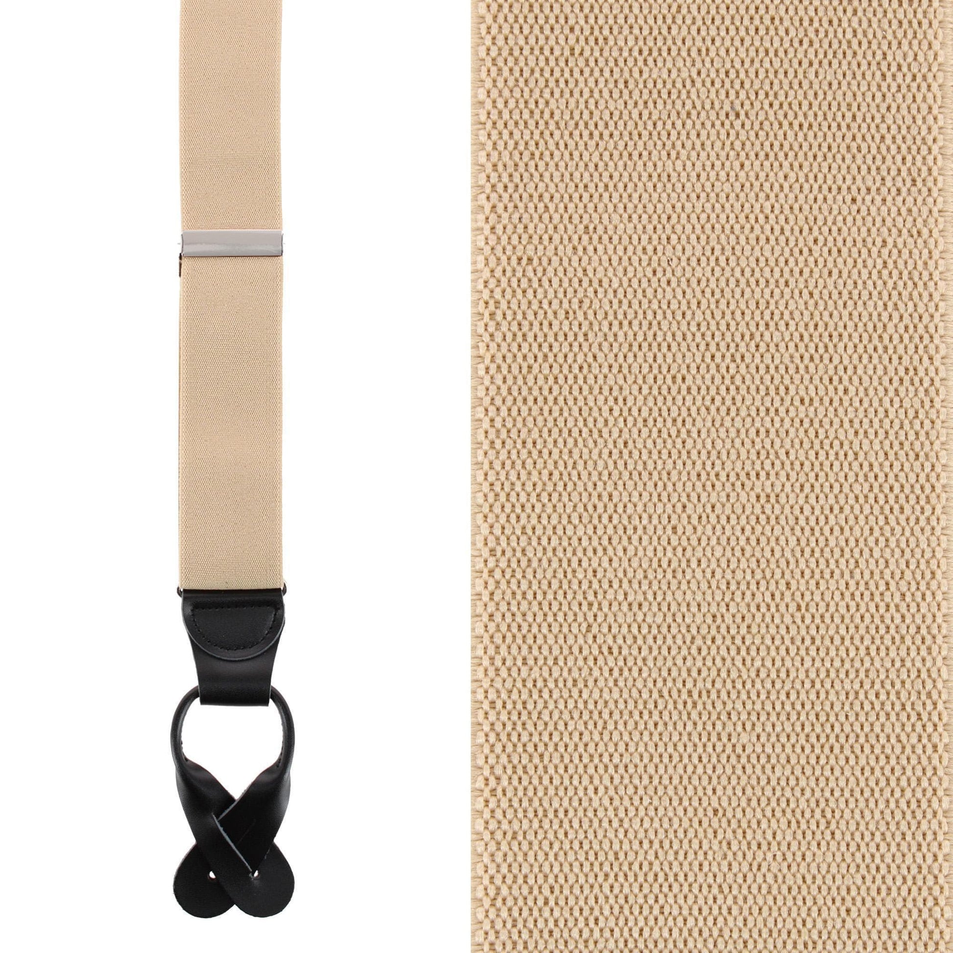 Essentials by Trafalgar The Original Elastic Comfort Button End Suspender