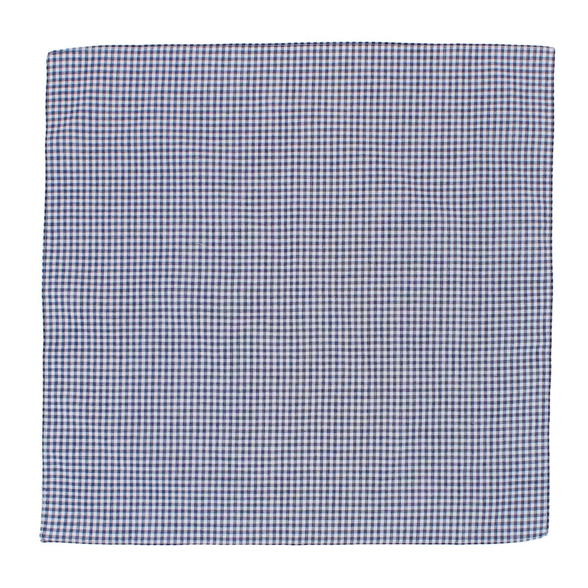 Essentials by Trafalgar Classy Dot and Check Patterned Blues Handkerchiefs - Multiple