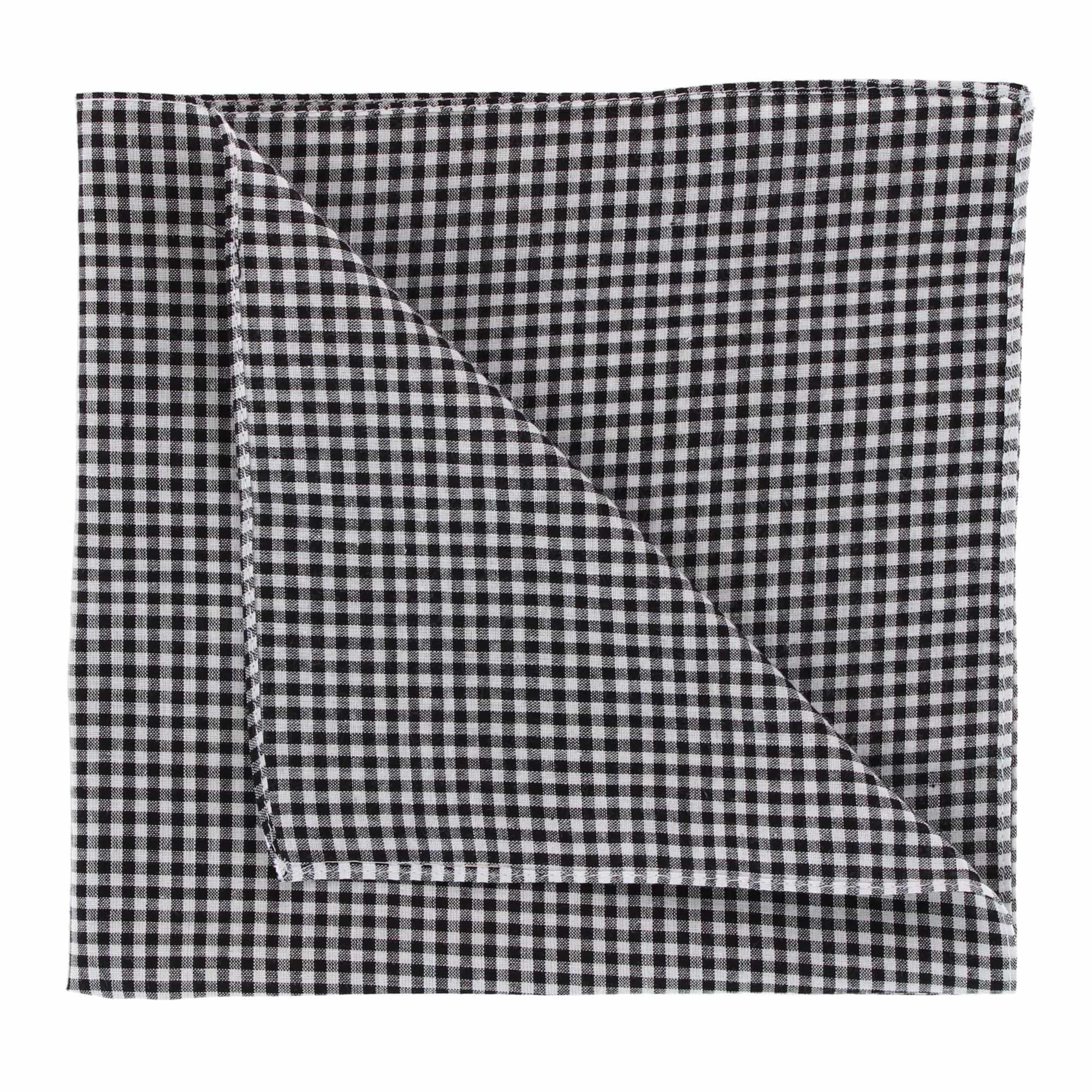 Essentials by Trafalgar Traditional Herringbone and Check Dark Handkerchiefs - Multiple