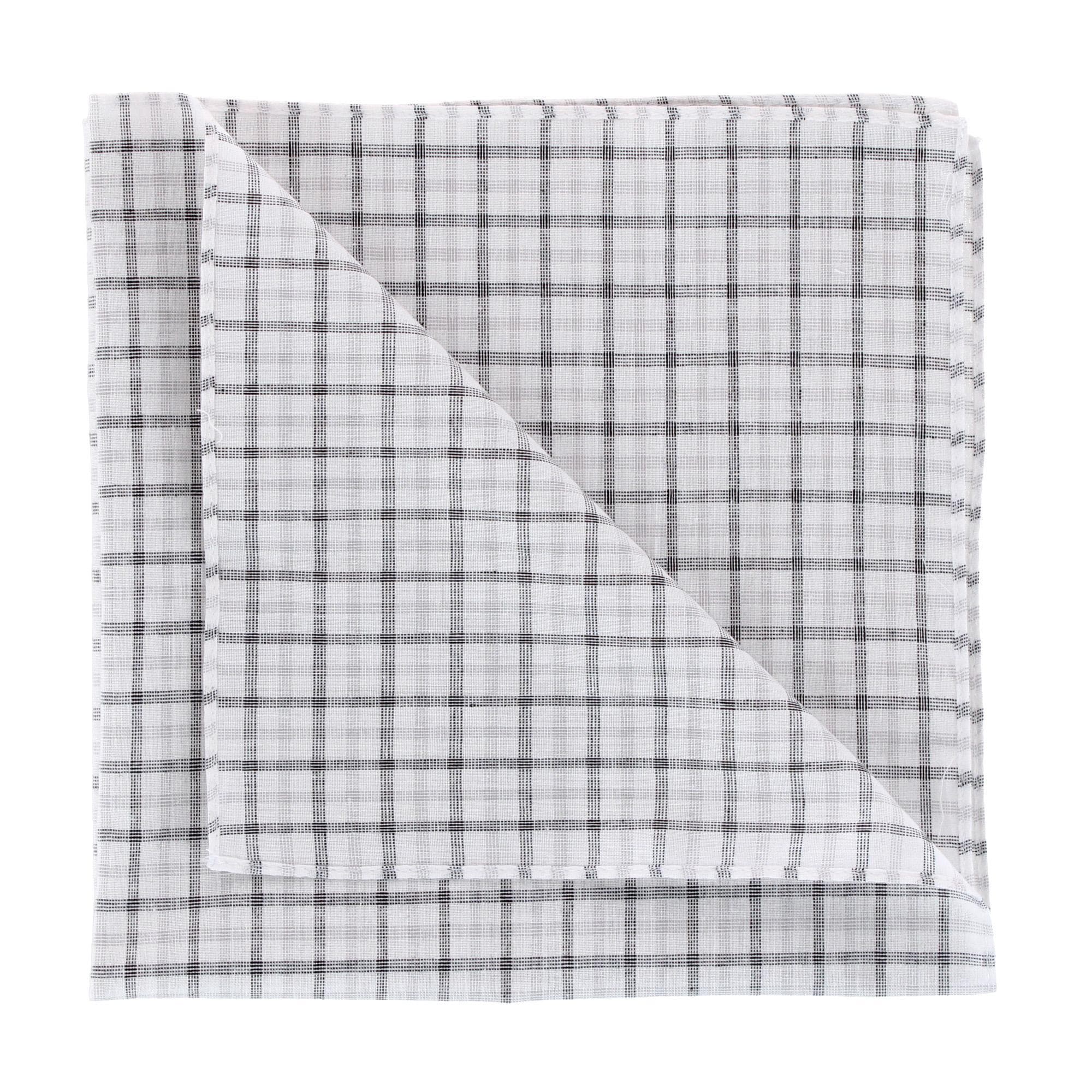 Essentials by Trafalgar Classical Black and White Patterned Handkerchiefs - Multiple