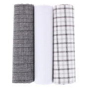 Classical Black and White Patterned Handkerchiefs