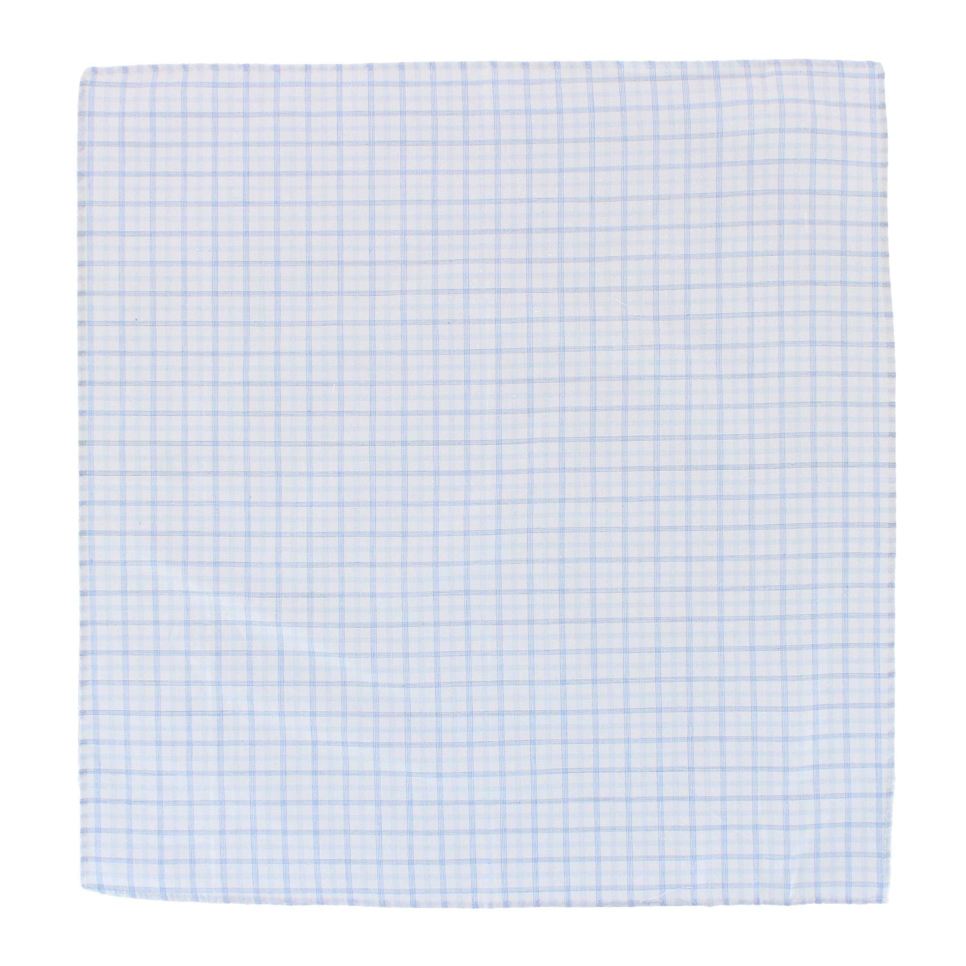 Essentials by Trafalgar Vibrant Dot and Check Patterned Blues Handkerchiefs - Multiple