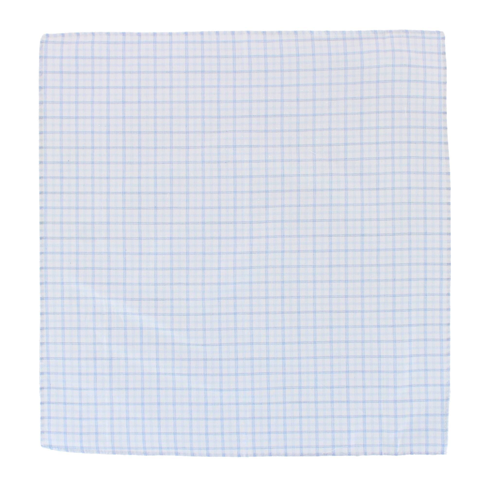 Essentials by Trafalgar Vibrant Dot and Check Patterned Blues Handkerchiefs - Multiple