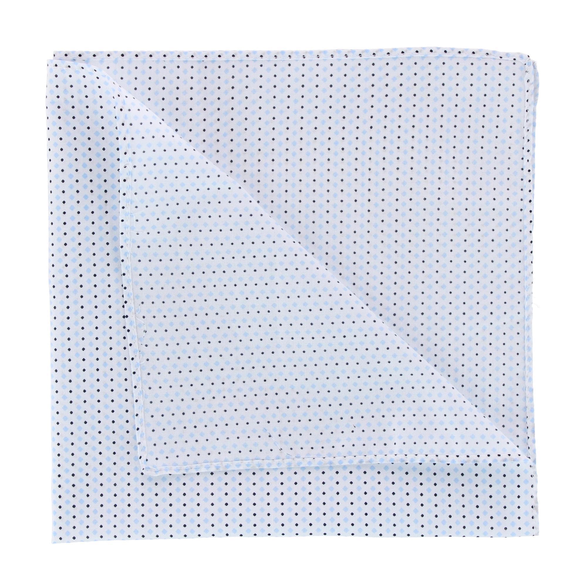 Essentials by Trafalgar Vibrant Dot and Check Patterned Blues Handkerchiefs - Multiple