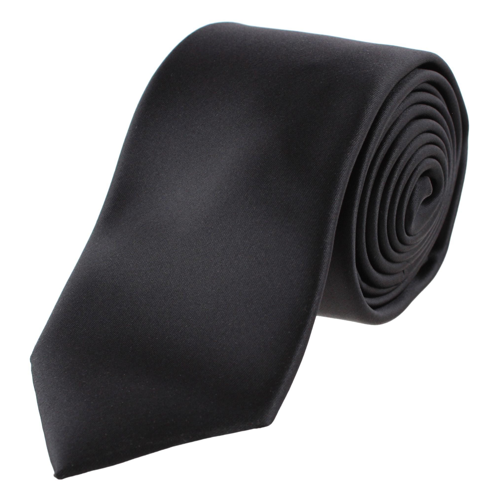 Essentials by Trafalgar Solid Necktie and Metallic Floral Pocket Square Set - Black