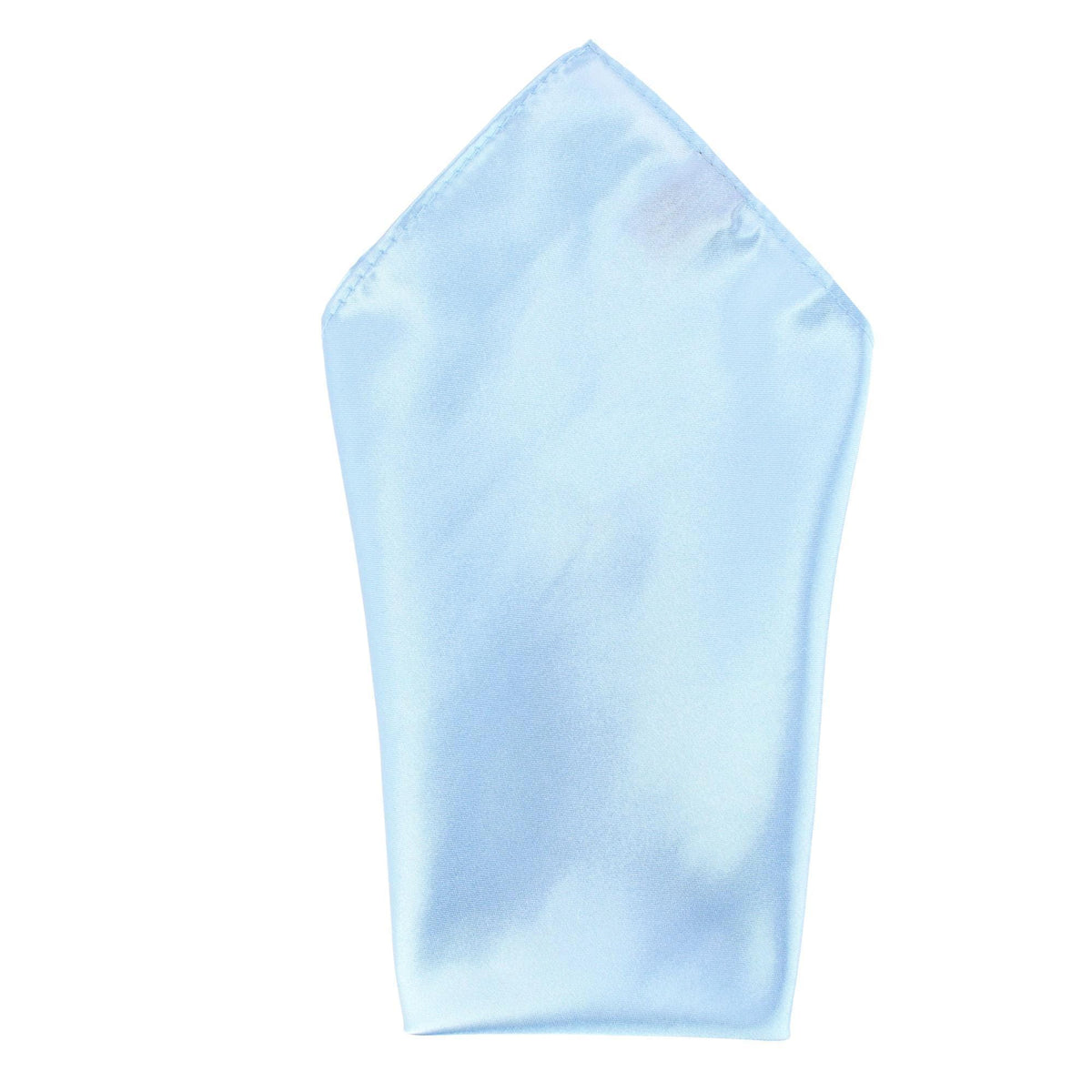 Essentials by Trafalgar Paisley Patterned Necktie and Solid Pocket Square Set - Blue
