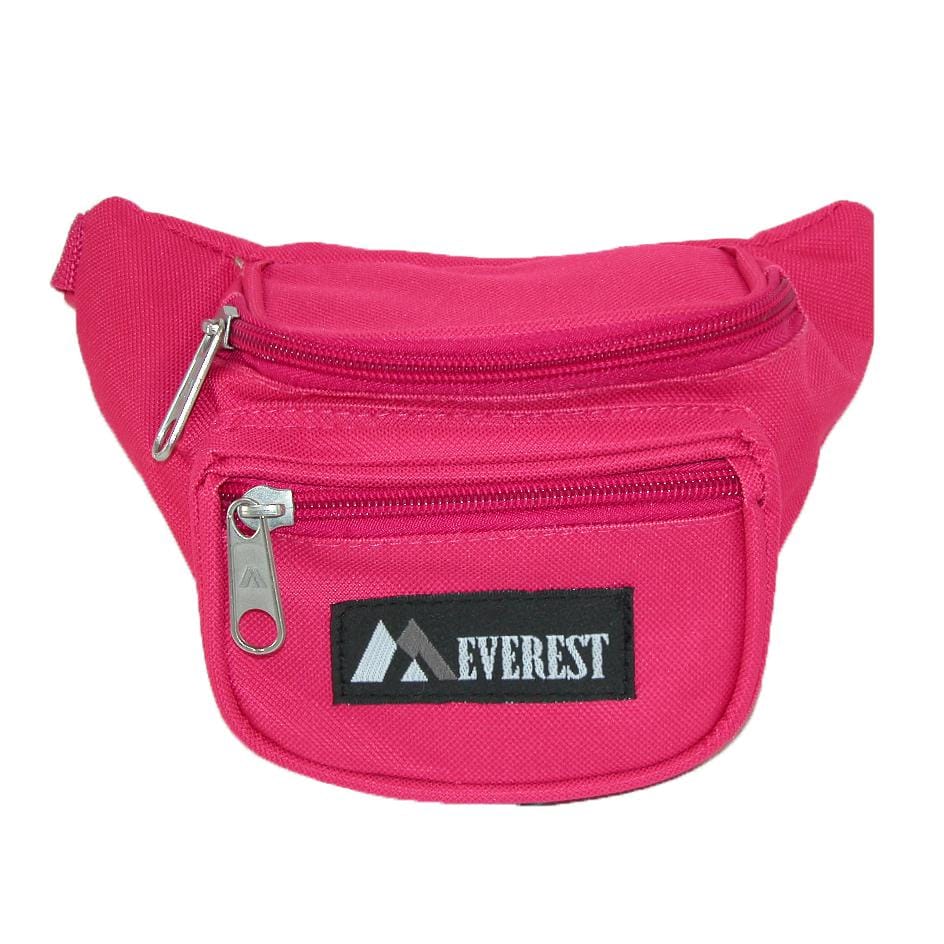 Everest Kids' Fabric Adjustable Organizer Waist Pack - Hot Pink