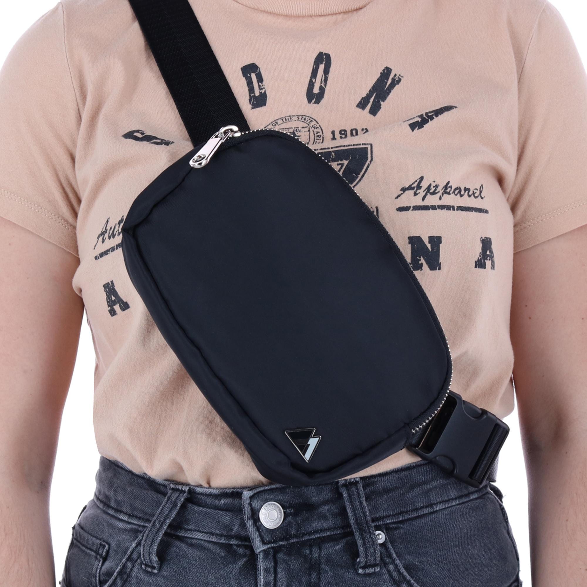 Everest Sleek Everyday Belt Bag - Black