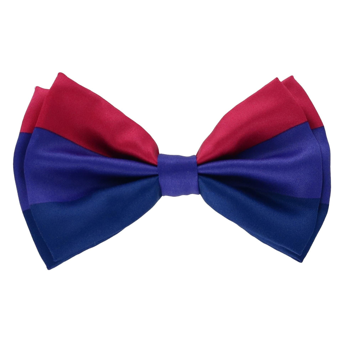 CTM® Striped Bi Pride Bow Tie and Suspender Set - Pink