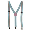 Stripe Trans Pride Clip-End Suspenders