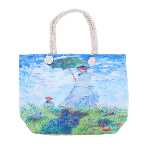 Women's Claude Monet Woman with a Parasol Tote Bag