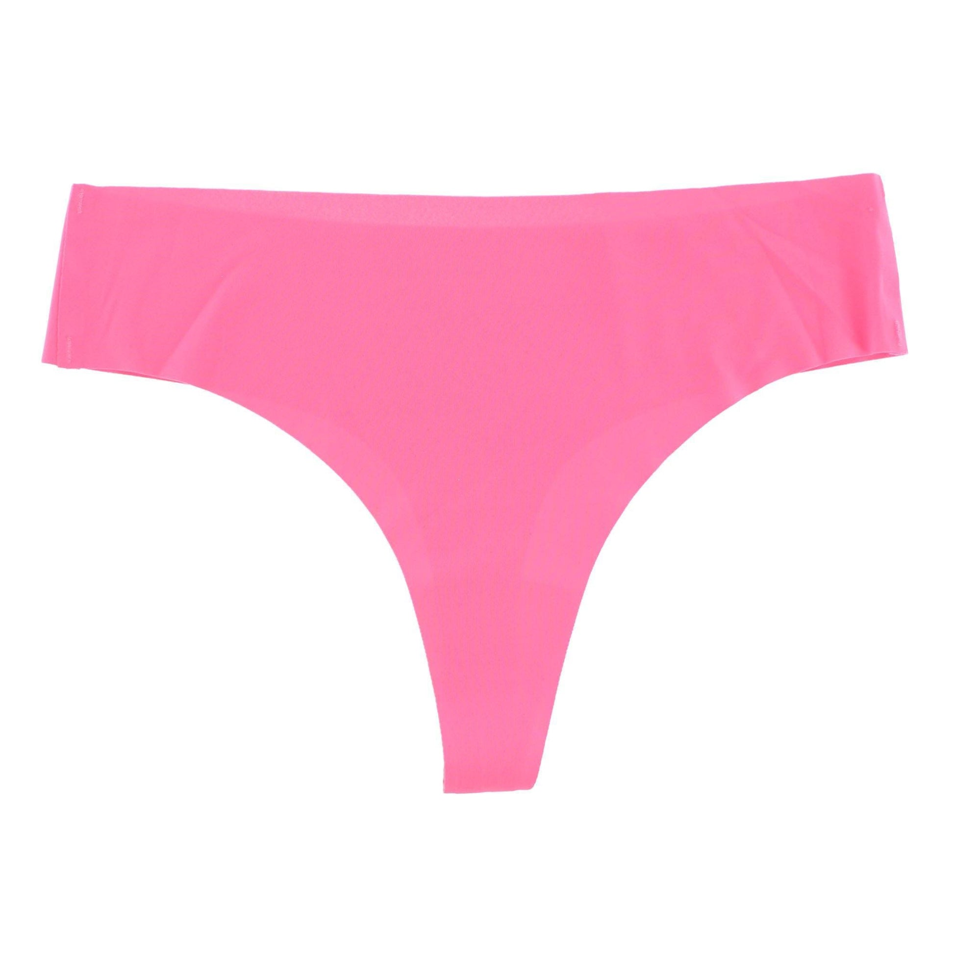 CTM® Women's No-Show Smooth Stretch Comfort Thong