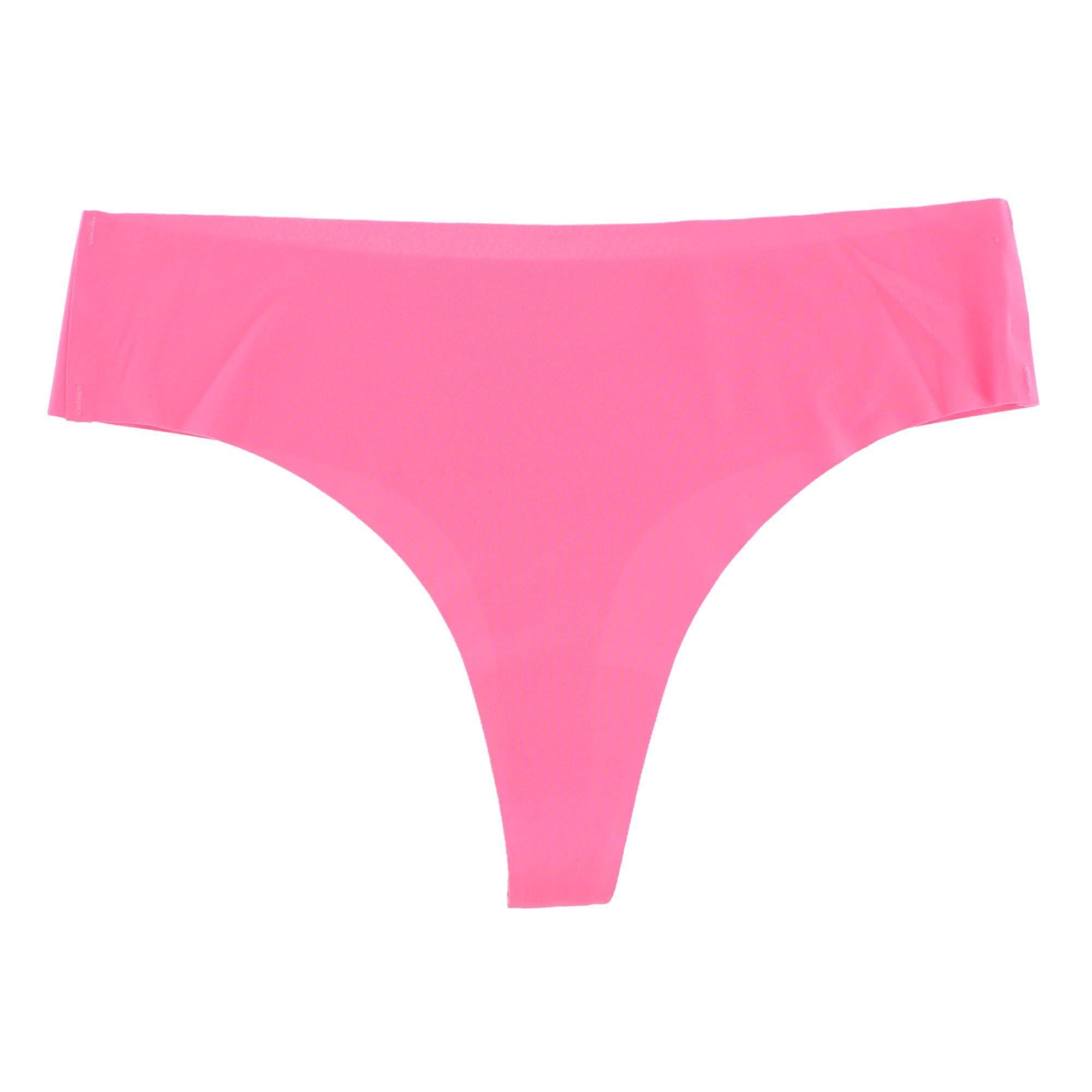 CTM® Women's No-Show Smooth Stretch Comfort Thong