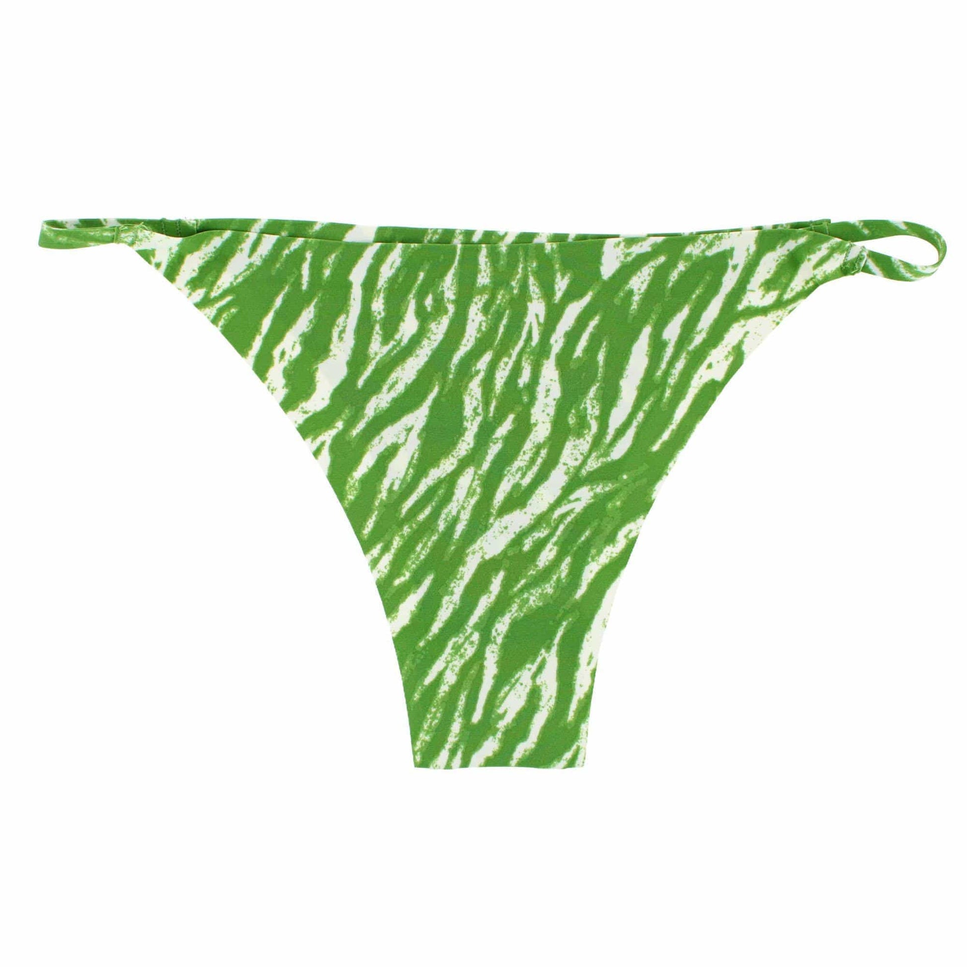 CTM® Women's Seamless Zebra Print No-Show Thong