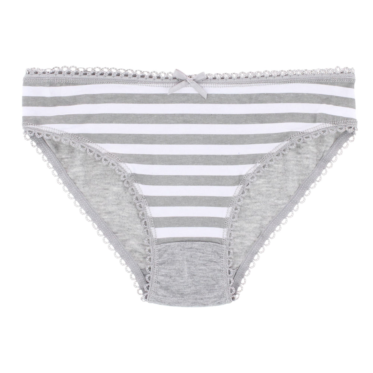 CTM® Women's Striped Cotton Panty 3 pack - Multi