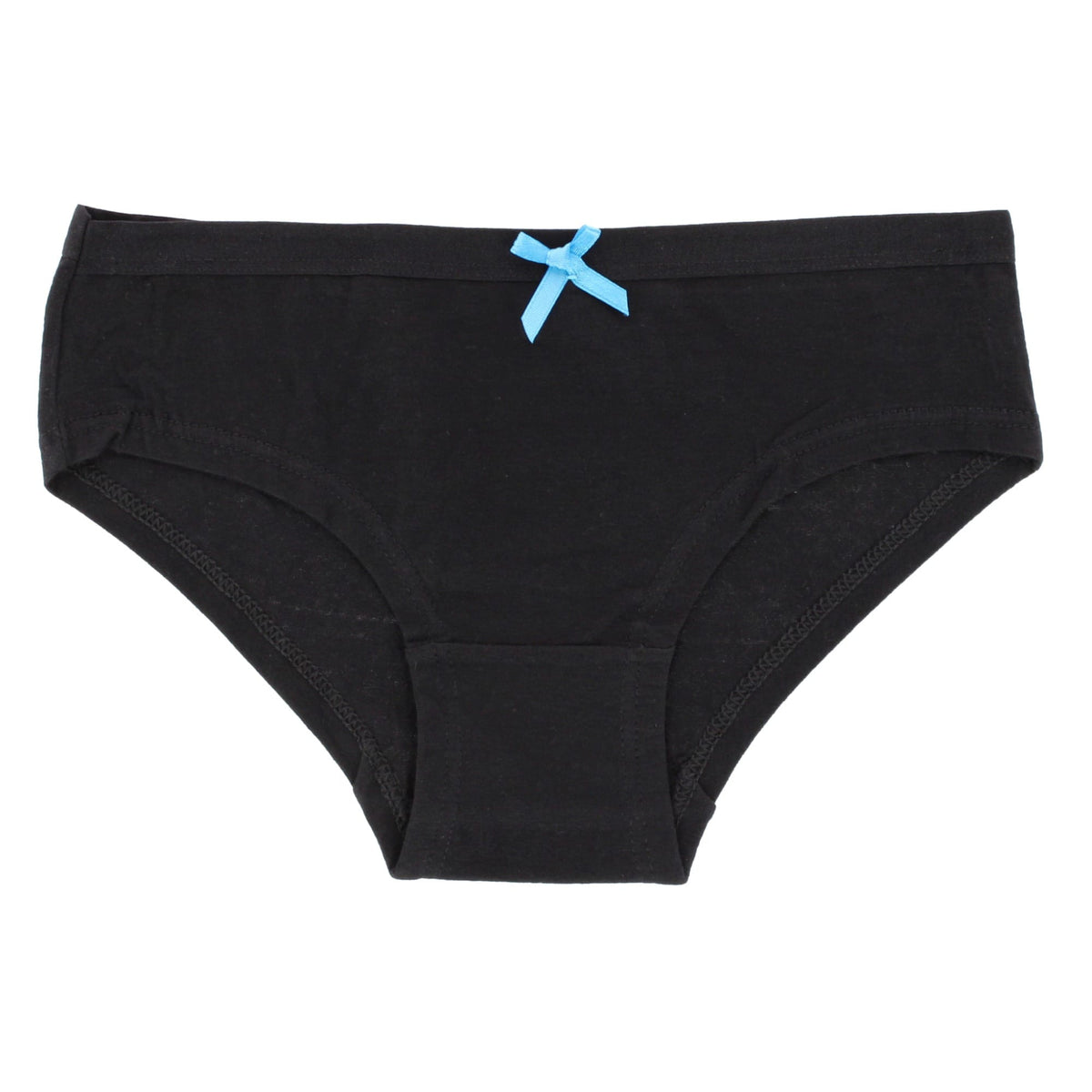 CTM® Women's Cotton Hipster Panty 3 pack with Bow - Multi