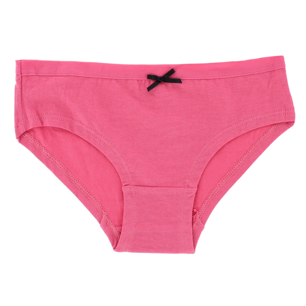 CTM® Women's Cotton Hipster Panty 3 pack with Bow - Multi