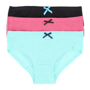 Women's Cotton Hipster Panty 3 pack with Bow