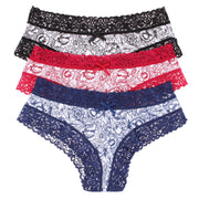 Women's Floral Lace Hipster Panty 3 Pack
