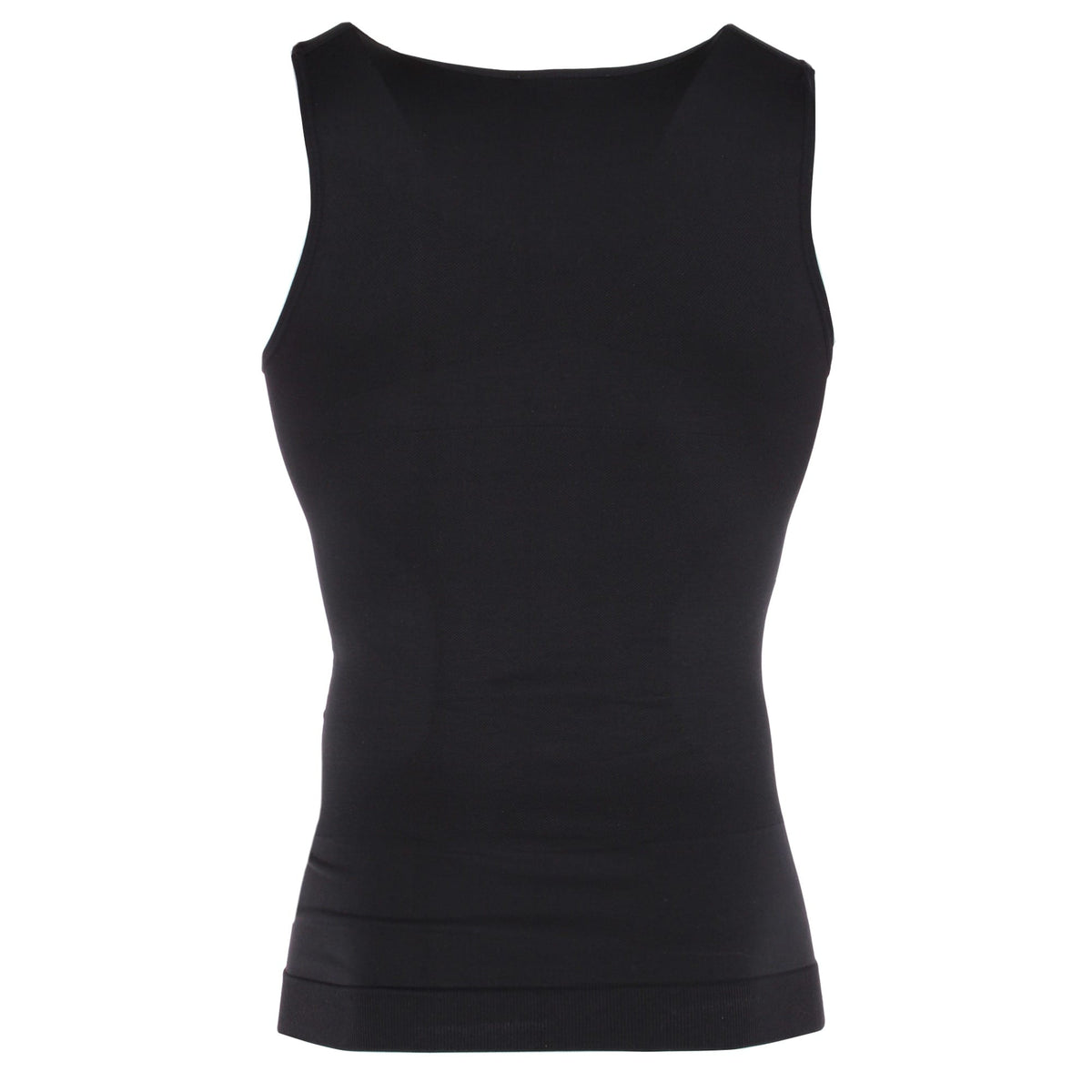 CTM® Men's Targeted Tummy Control Compression Tank - Black
