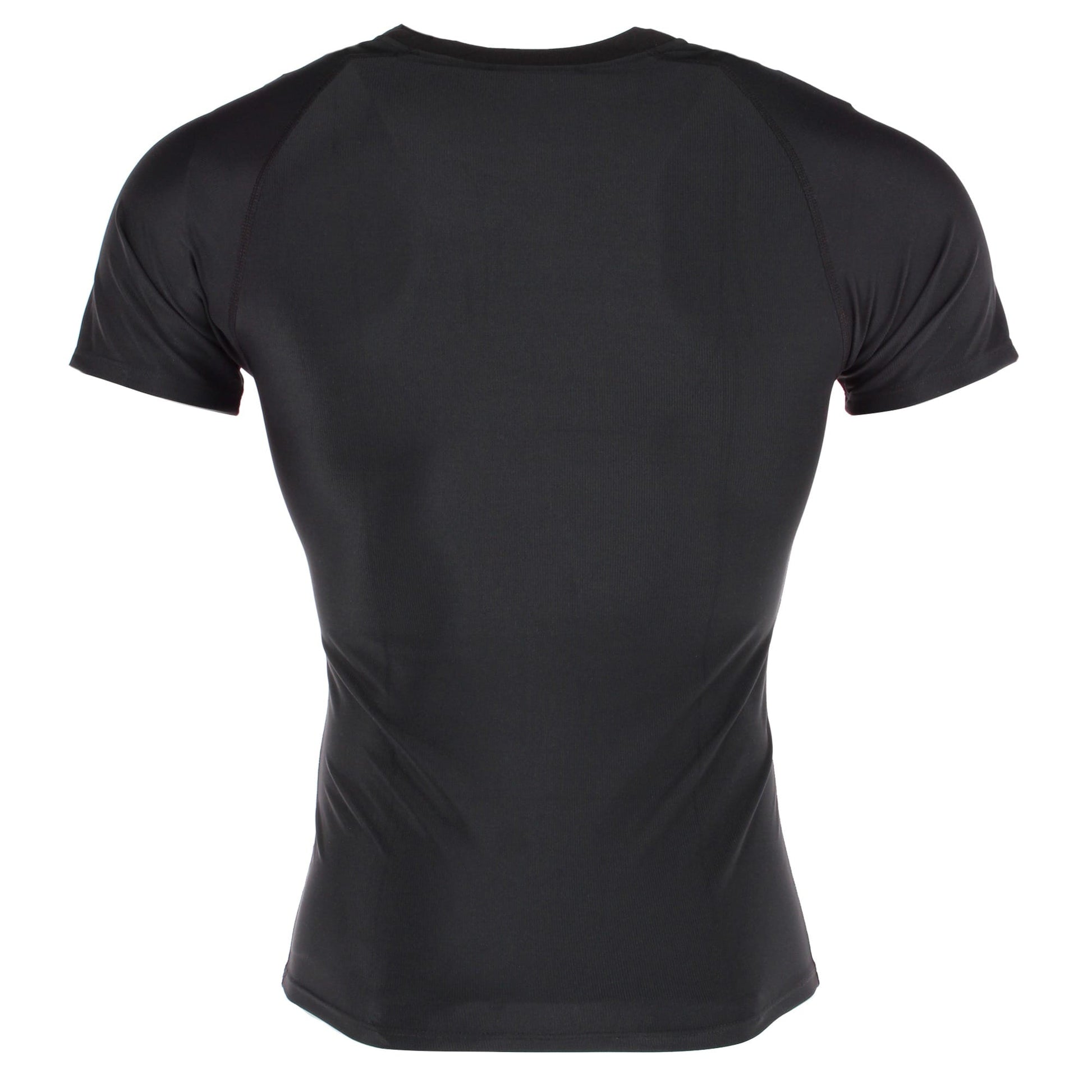CTM® Men's Seamless Slimming Compression T-Shirt - Black