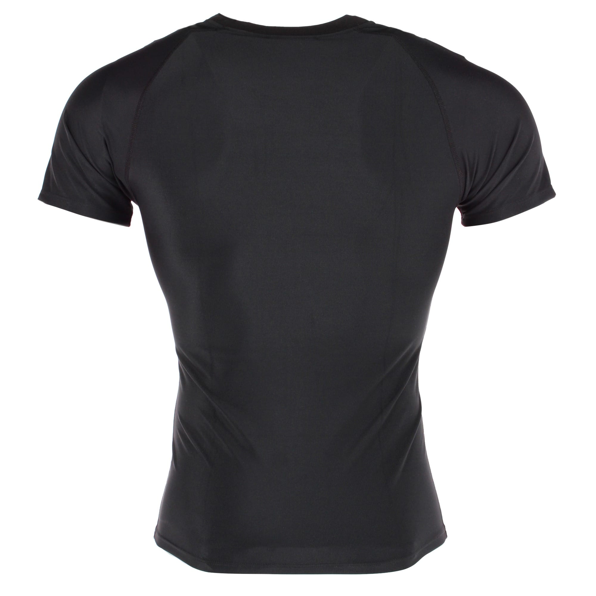 CTM® Men's Seamless Slimming Compression T-Shirt - Black