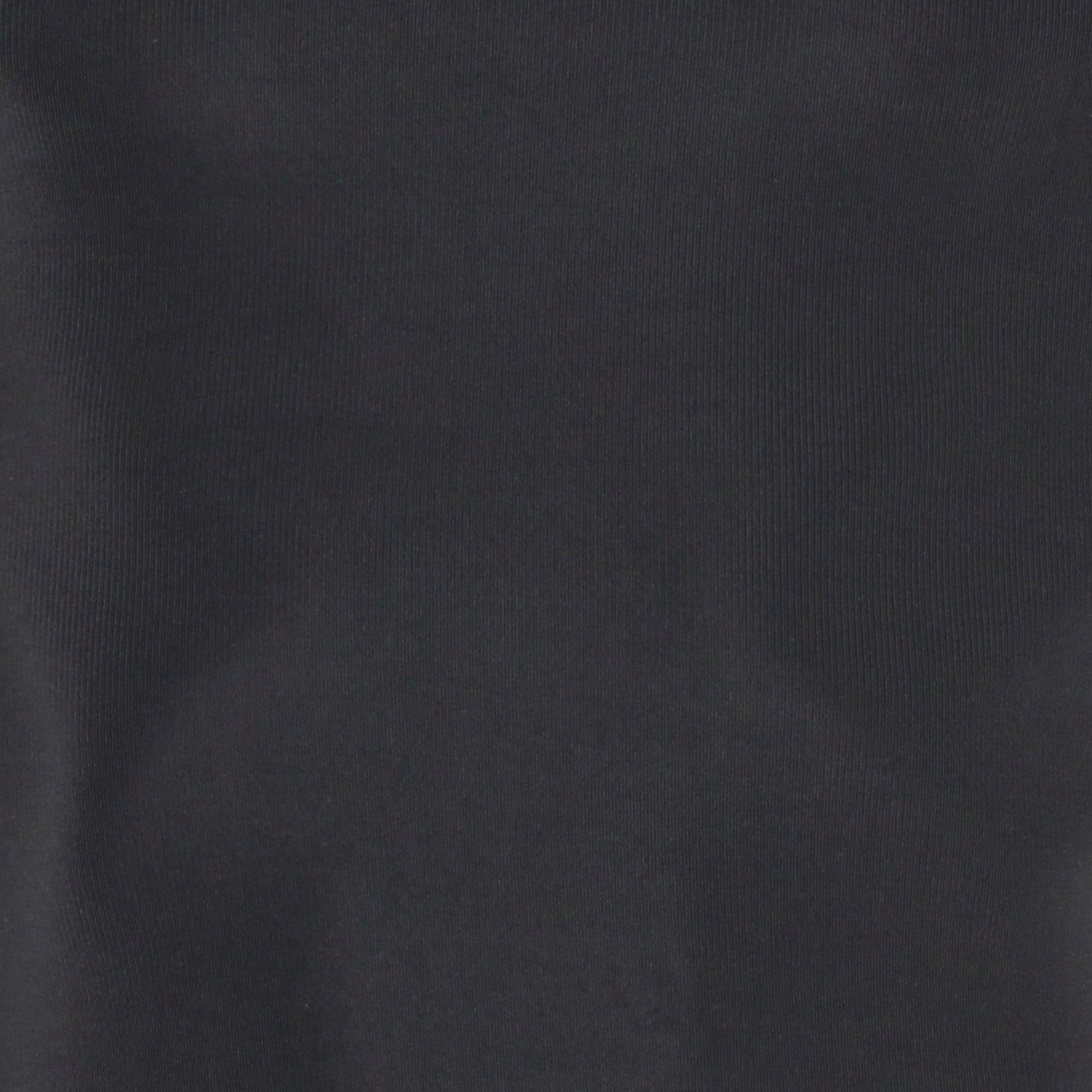 CTM® Men's Seamless Slimming Compression T-Shirt - Black