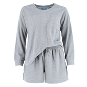 Women's Waffle Knit V Neck Pajama Set