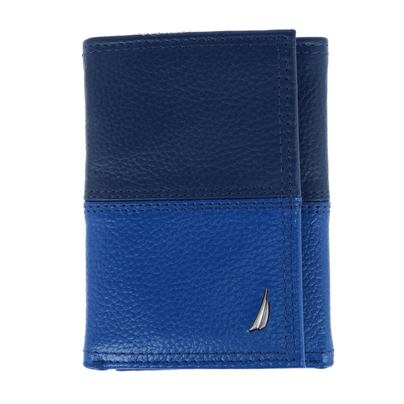 Men's Two Tone Trifold Wallet