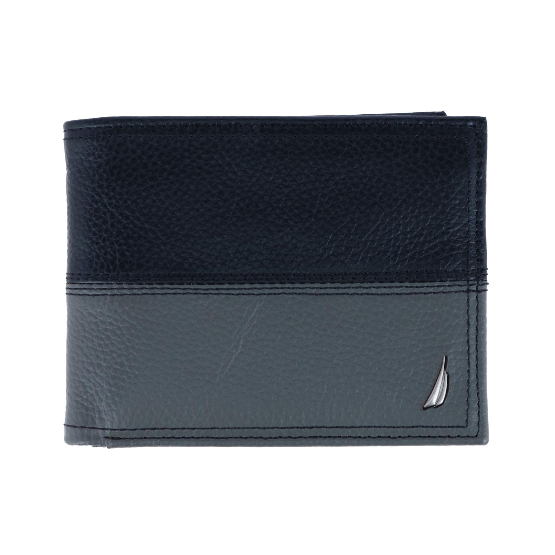 Nautica Men's Two Tone Bifold Wallet - Men's Two Tone Bifold Wallet