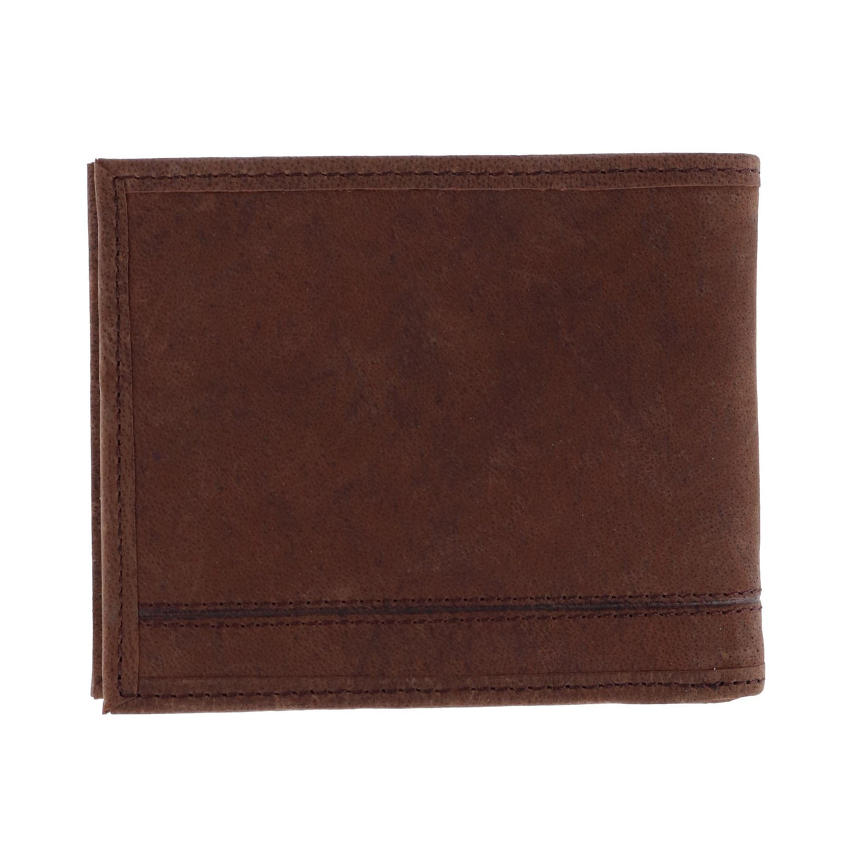 Lucky Brand Men's Grooved Bifold Wallet - Brown