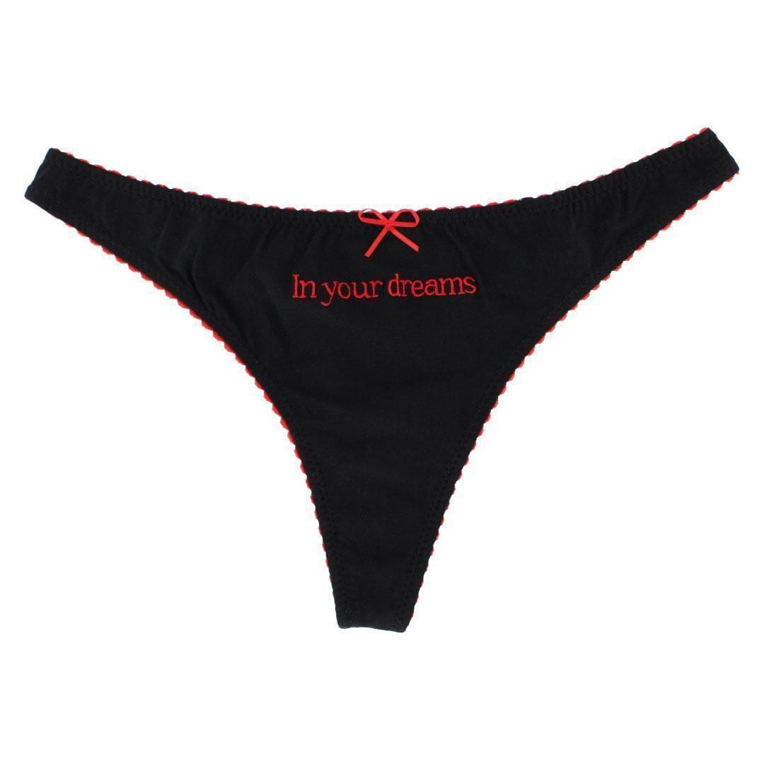 CTM® Women's In Your Dreams Scallop Trim Panty (2 Pack) - White