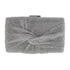 Women's Rhinestone Studded Box Clutch Handbag