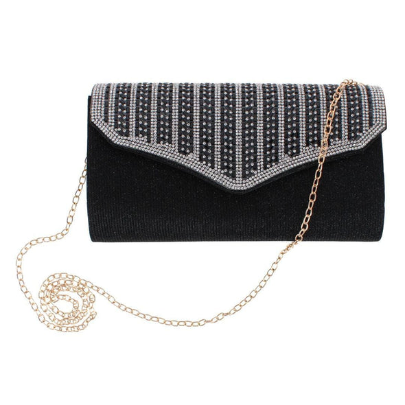 Women's Rhinestone Envelope Clutch Evening Handbag