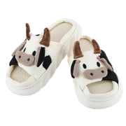 Women's Cow Slide Slippers