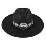 Women's Large Concho Western Fedora