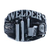 Men's Silver Trade Welder Belt Buckle